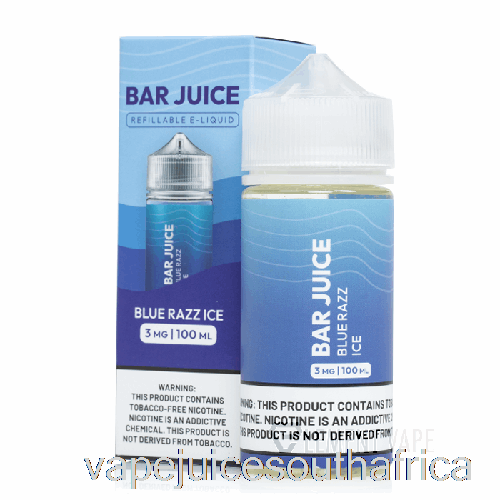 Vape Juice South Africa Blue Razz Ice - Bar Juice - 100Ml 3Mg